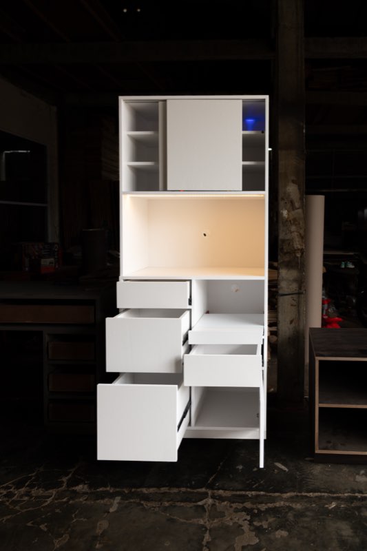 Lemari sepatu custom